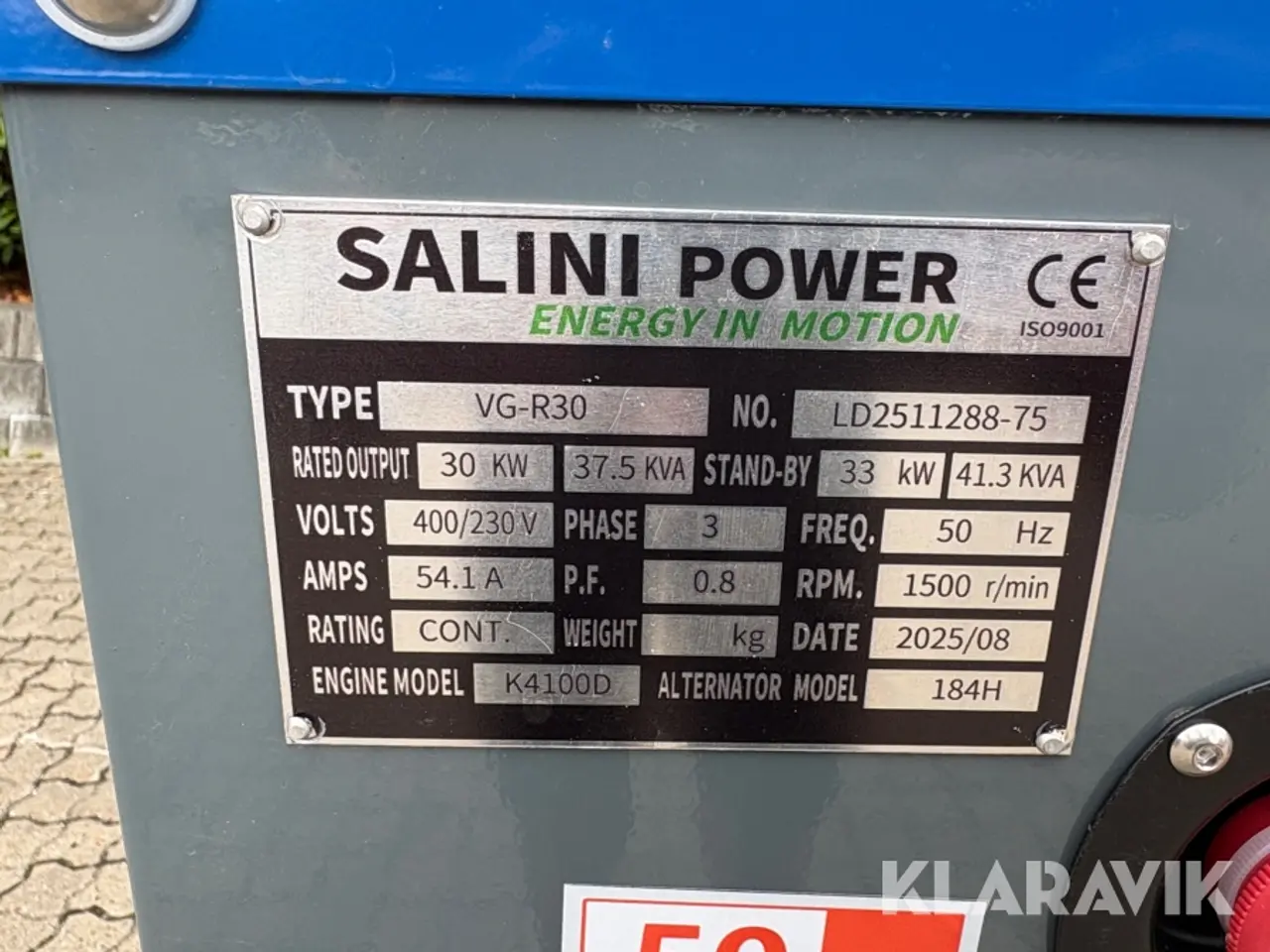 Billede 12 - Generator Salini Power VG-R30