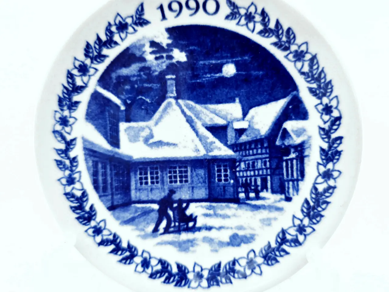 Billede 1 - Royal Copenhagen Mini JulePlatte H C Andersens Hus 1990
