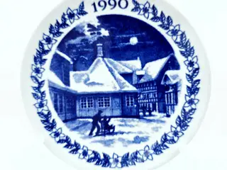 Royal Copenhagen Mini JulePlatte H C Andersens Hus 1990