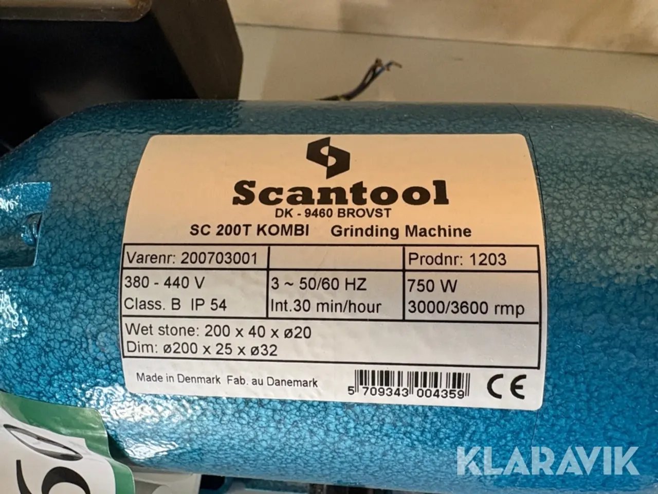 Billede 11 - Slibemaskine Scantool DC 200T Kombi