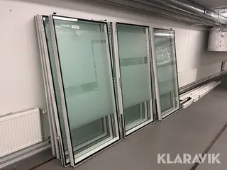 Glas foldevæg Deko - 14 dele