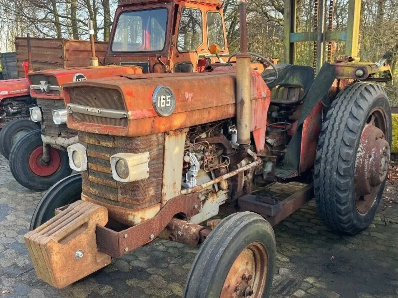Billede 1 - Massey Ferguson MF 165 Opbygget med byggelift.