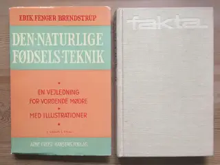 2 retro bøger vedr. svangerskab og fødsel