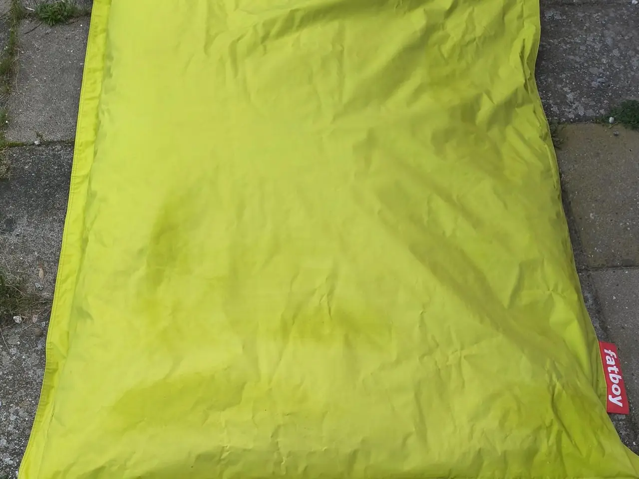 Billede 2 - LIMEGRØN FATBOY I KRAFTIG NYLON, I FLOT STAND