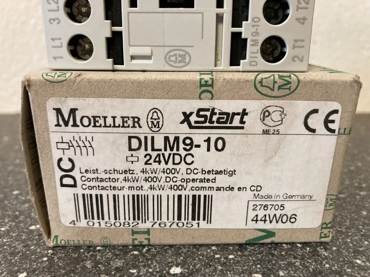 Billede 2 - Moeller DILM9-10 relæ kontaktor 4kW 400V 24VDC –