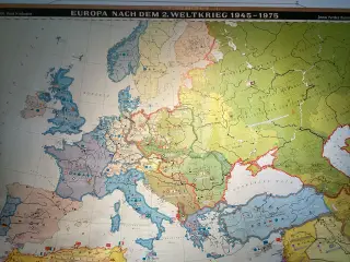 EUROPA kort NATO-WARSZAWAPAGTEN