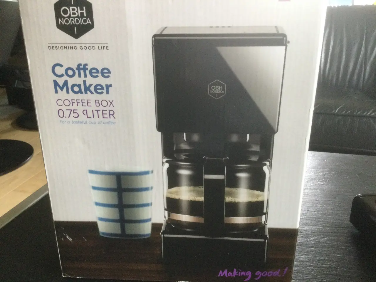 Billede 3 - Kaffemaskine, OBH Nordica, 6 kopper.