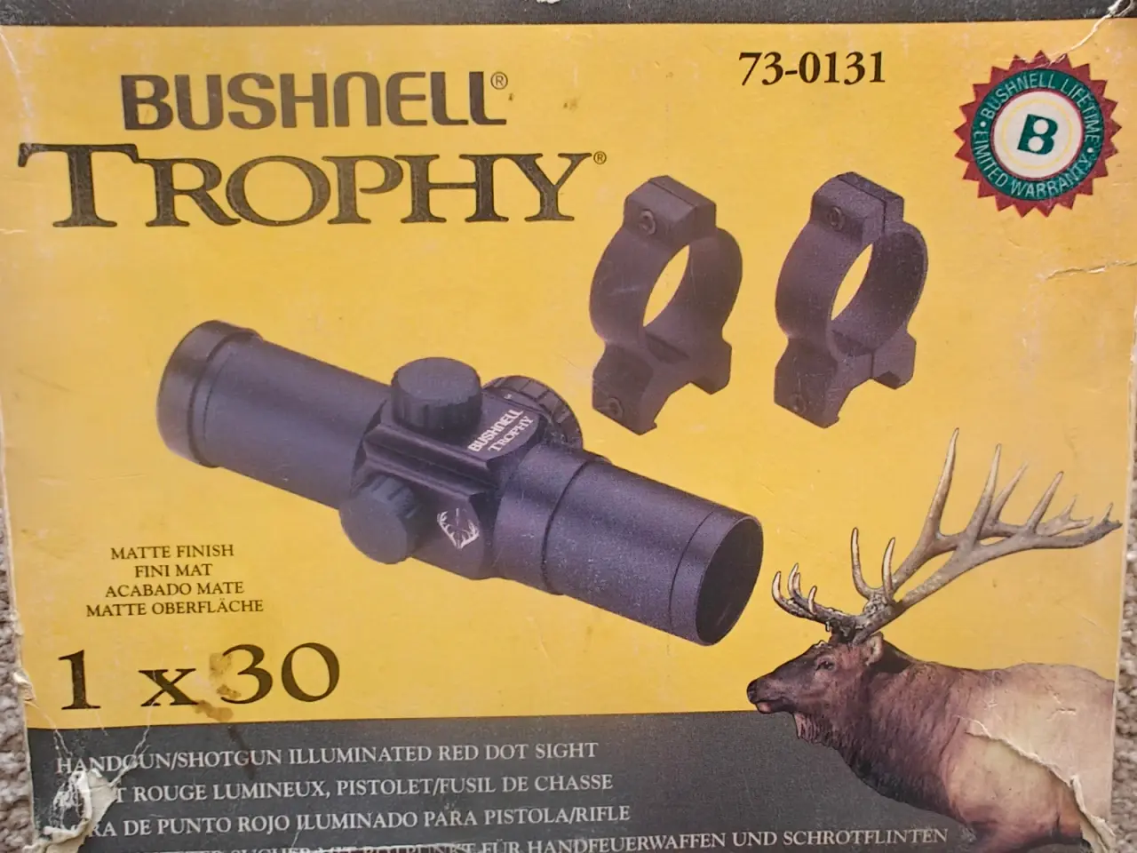 Billede 1 - Bushnell rødpunkt sigte