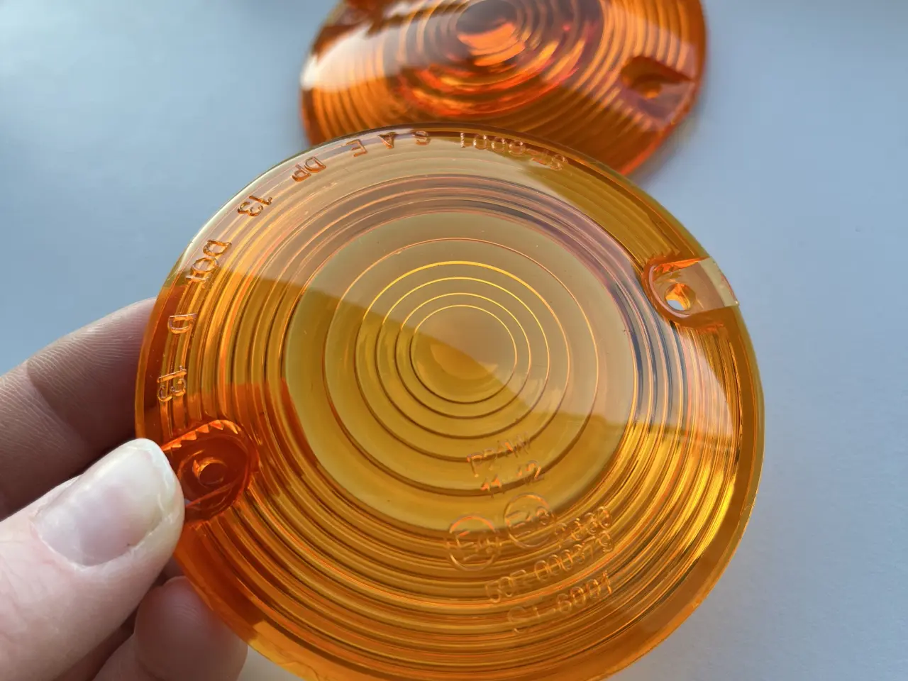Billede 2 - Blinklysglas til Harley-Davidson tonet og orange