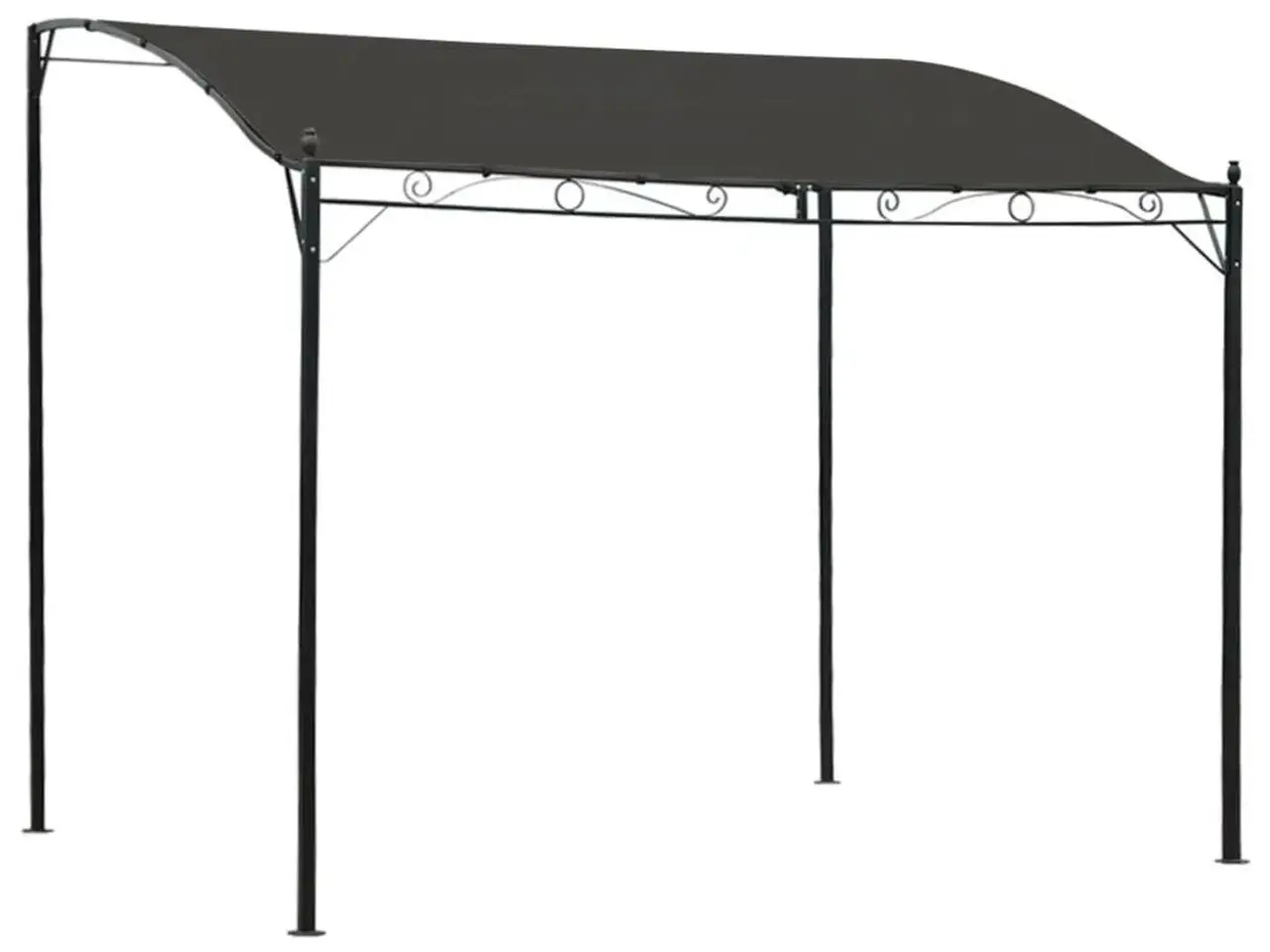 Billede 2 - Fast markise/pavillon 3 × 2,4 m - antracitgrå