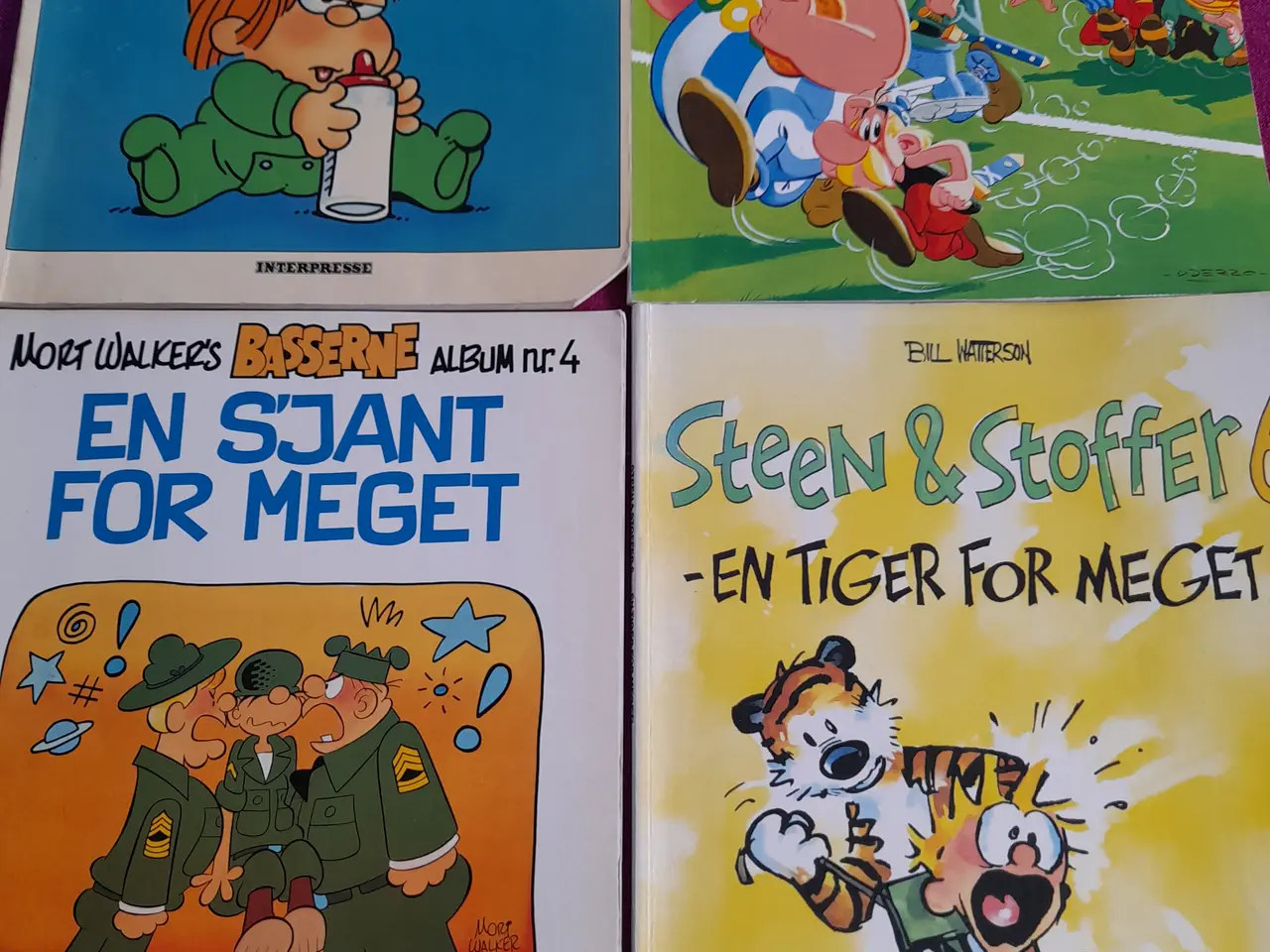 Billede 1 - Melvis, Basserne, Sten & Stoffer og Asterix.