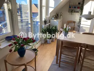 Dejlig lejlighed i Frederiksberg til bytte