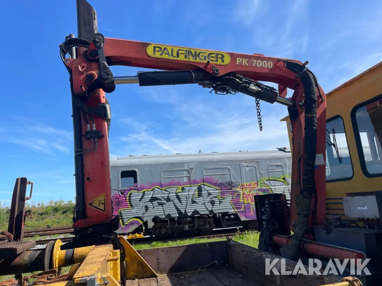 Billede 5 - Kort 10 tons trolje med palfinger kran