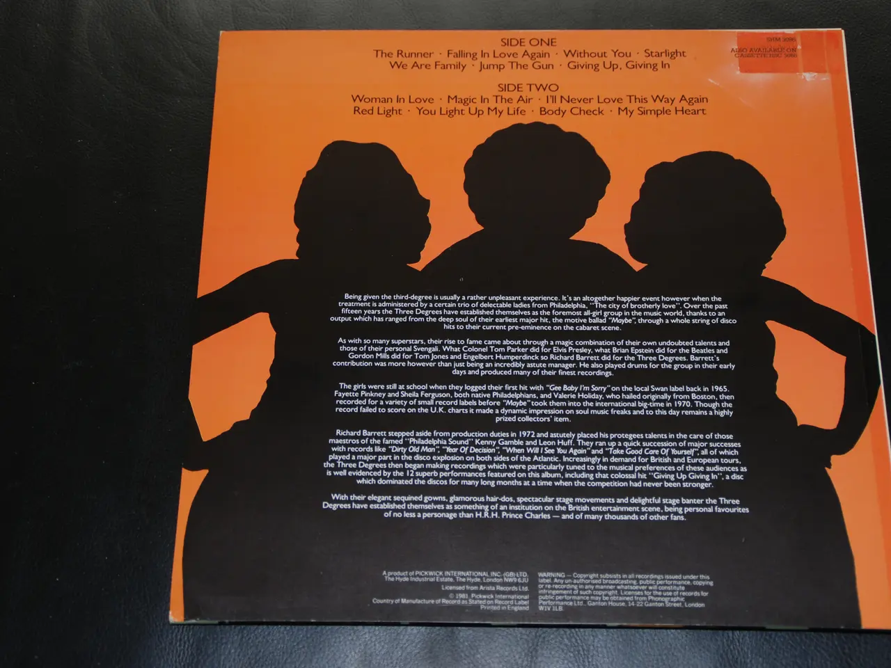 Billede 2 - 2 stk. lp - The Three Degrees