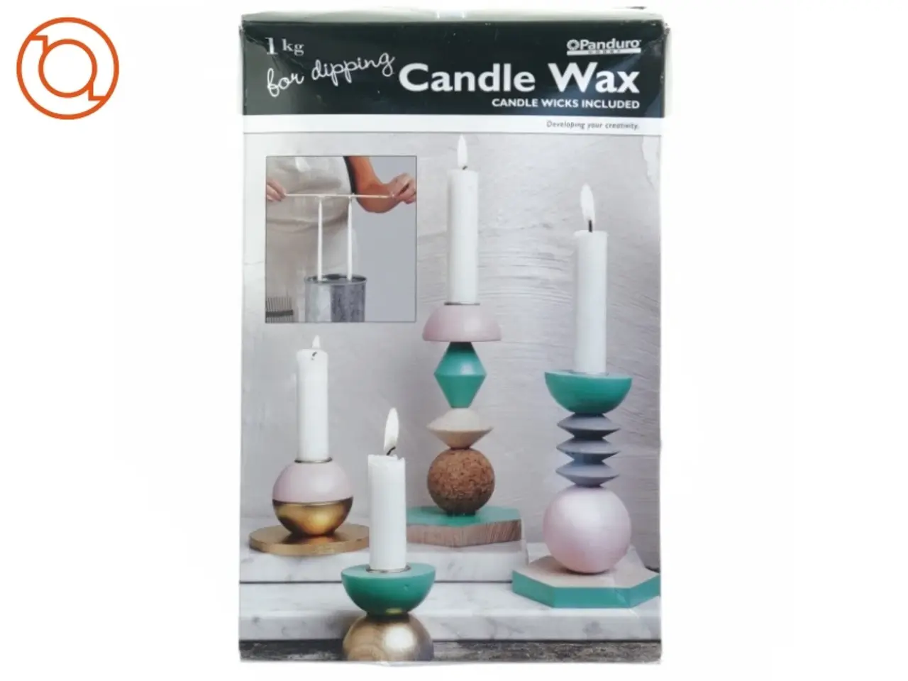 Billede 1 - Candle wax fra Panduro Hobby (str. Et kilo)