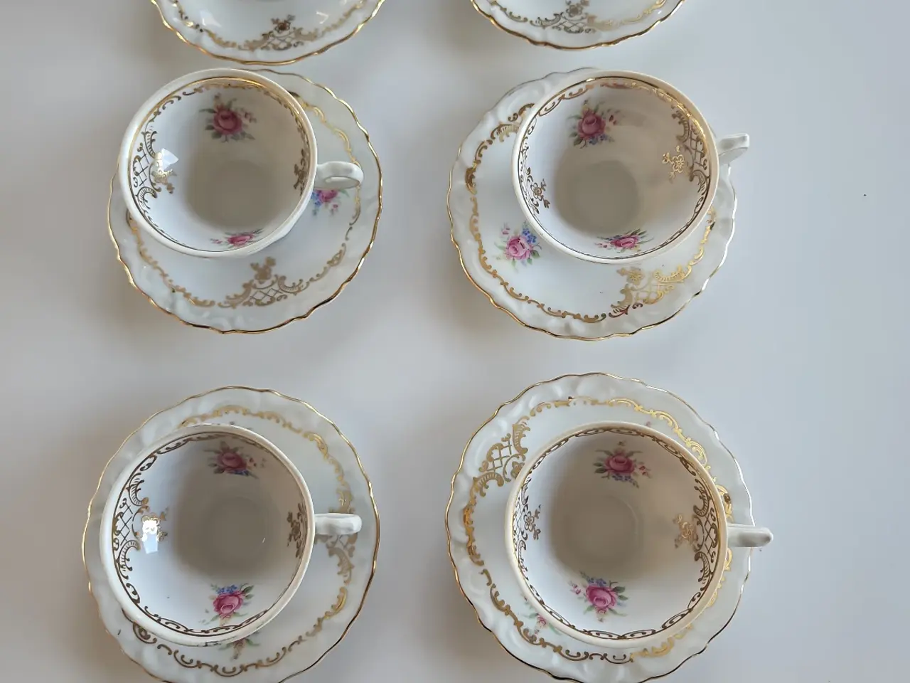Billede 1 - Elegant vintage kaffesæt (6 personer)