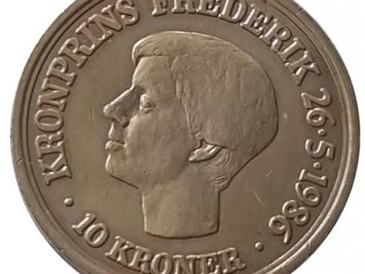 Billede 1 - Danmark | 10 Kroner Mønt | Frederik | KM:865 | 198