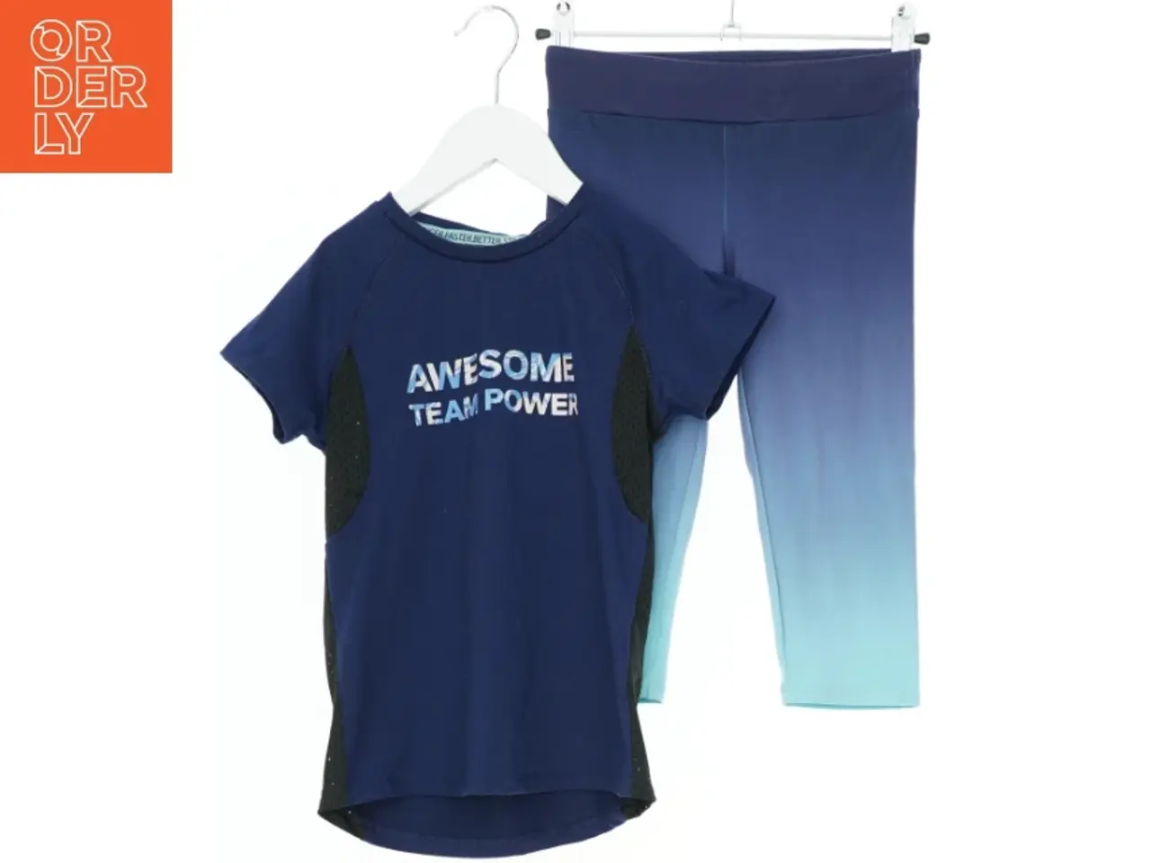 Billede 1 - Træningssæt med T-shirt og Leggings fra Active Touch (str. 128)