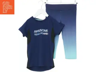 Træningssæt med T-shirt og Leggings fra Active Touch (str. 128)