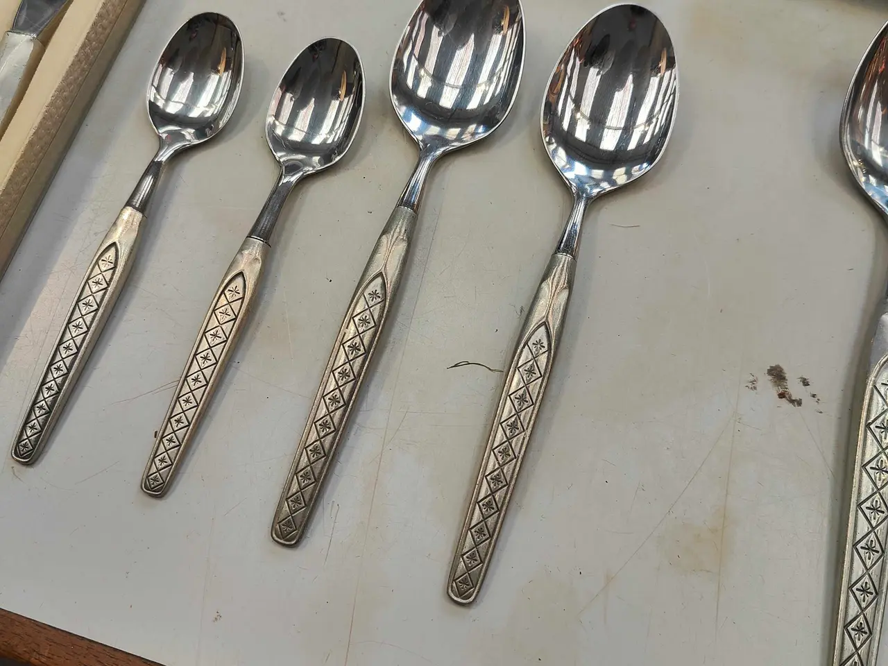 Billede 5 - Norway Pewter H.S. bestiksæt i 42 dele