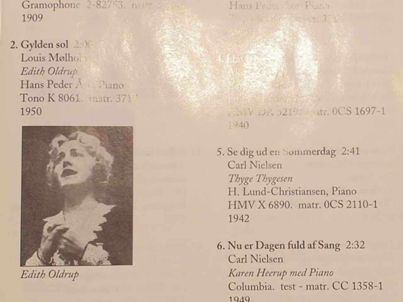 Billede 5 - Jeppe Aakjær – Jeppe Aakjær sange – CD