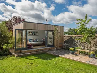 Isoleret glas anneks, hobbyrum, tinyhouse,skur