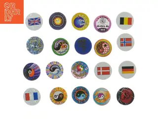 Laser Caps samleobjekter (str. 20 stk 4,5 cm)
