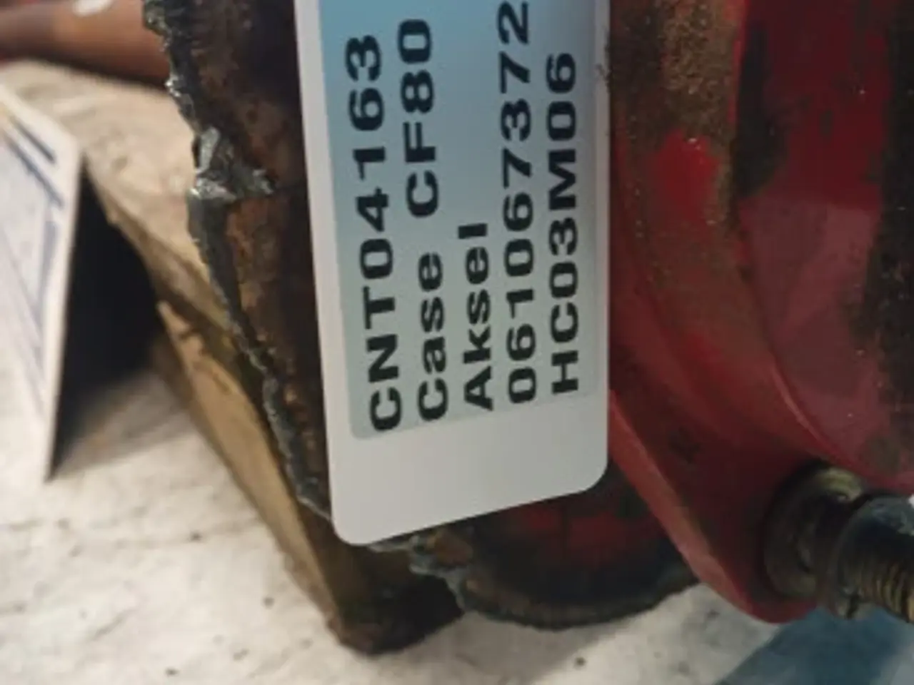 Billede 5 - Case CF80 Forlagsaksel 061067372