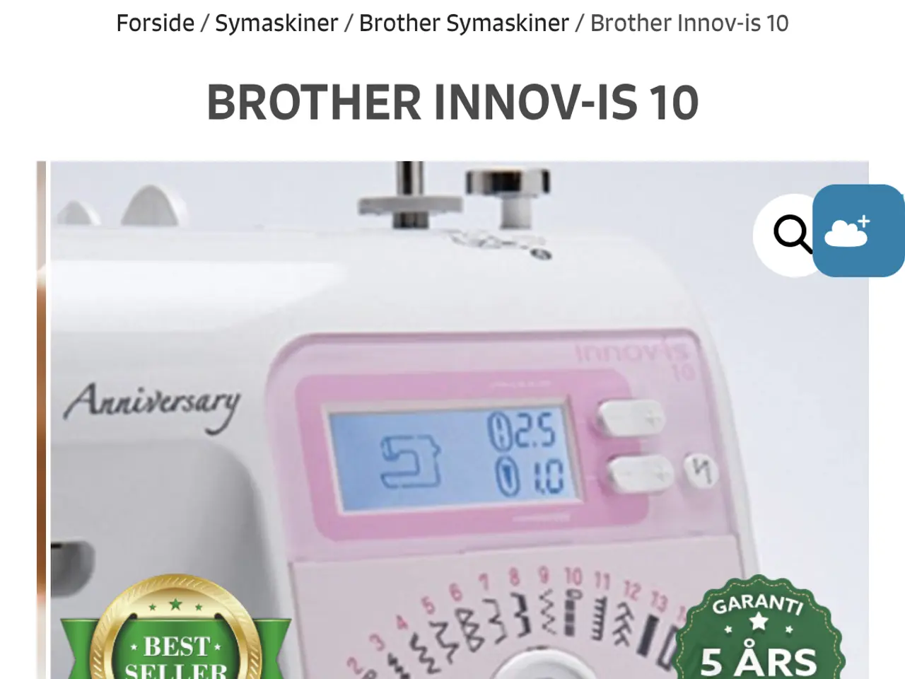 Billede 5 - Brother symaskine Inovis