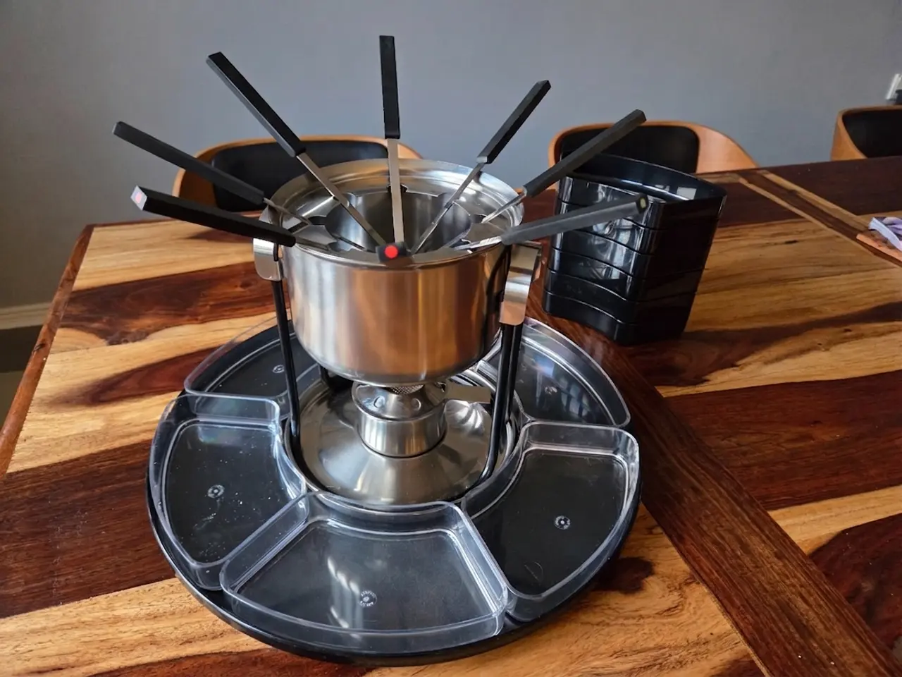 Billede 1 - Stelton fondue- og serveringssæt – komplet 