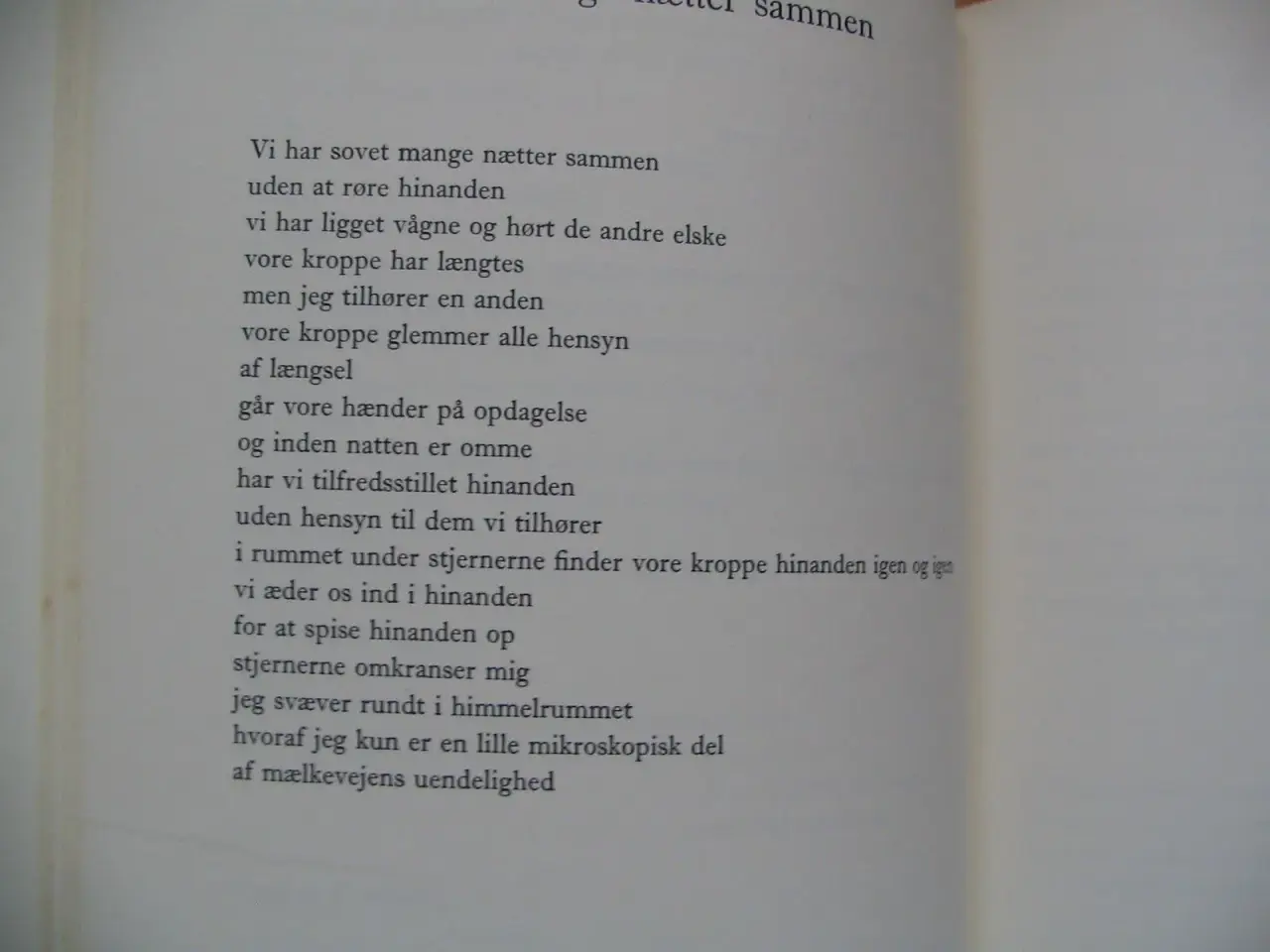 Billede 5 - Hovedet over kroppen. Egoist-digte
