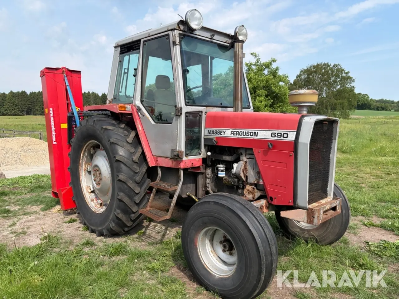 Billede 3 - Veterantraktor Massey Ferguson 690