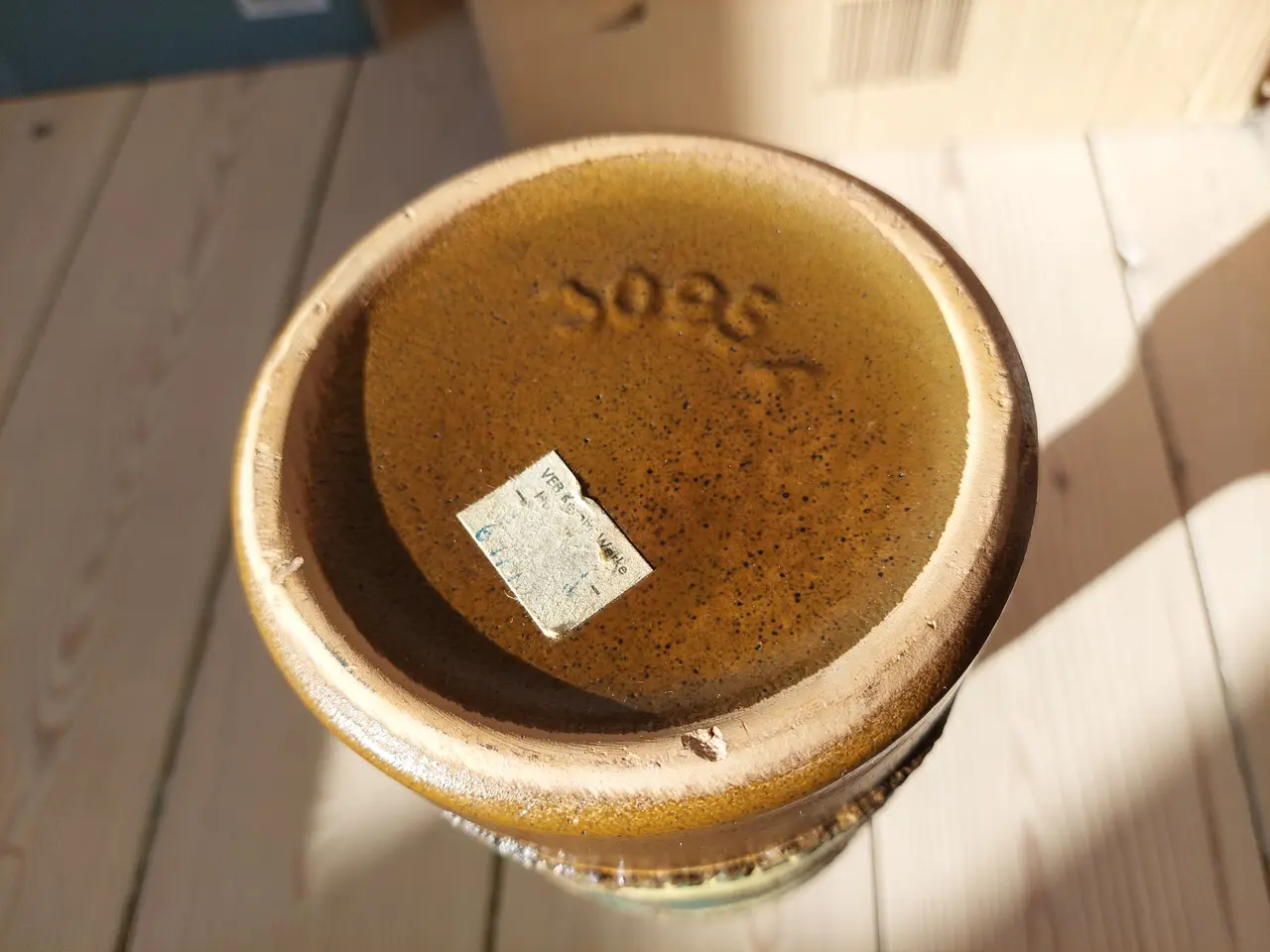 Billede 7 - Stor VEB Haldensleben vase – Flot DDR keramik