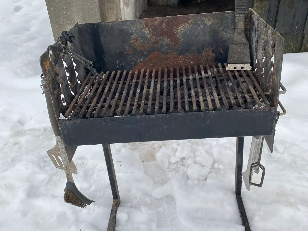 Billede 1 - Grill - støbejern