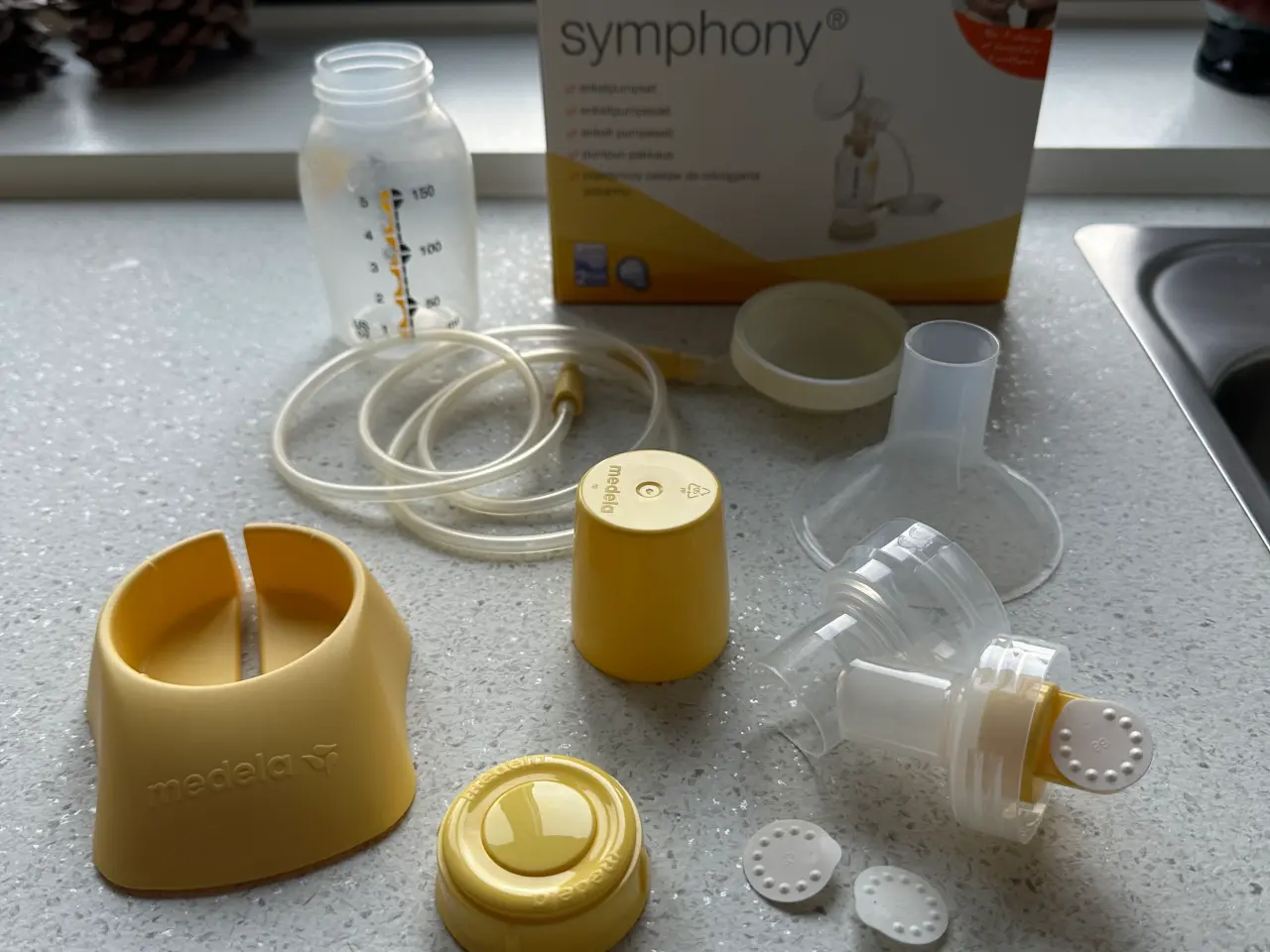 Billede 1 - Medela enkeltpumpesæt 