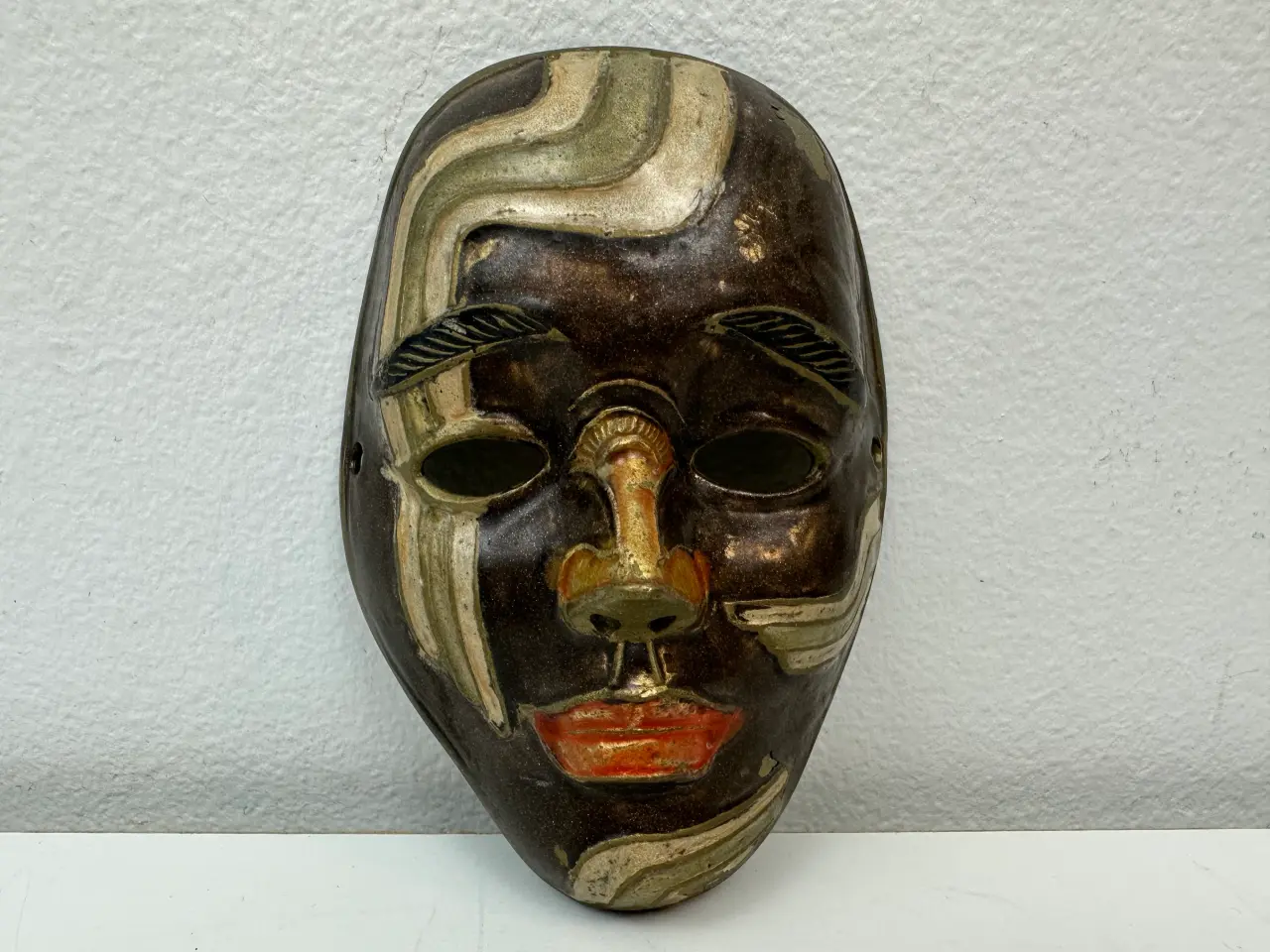 Billede 7 - Maske i massiv messing