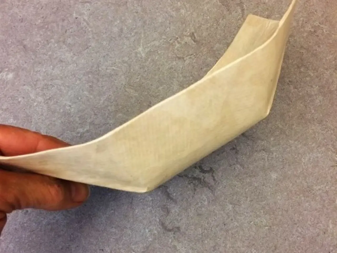 Billede 5 - Japansk inspireret papmaché-fad. Håndlavet fad