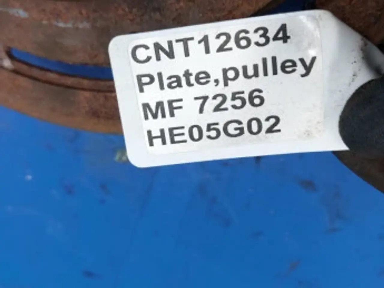 Billede 3 - Massey Ferguson 7256 Plade og Remskive D45080033