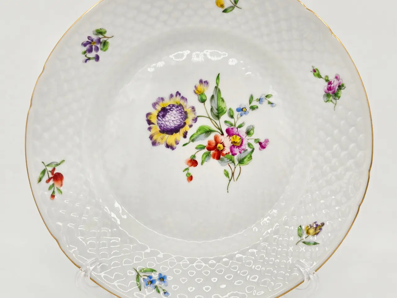 Billede 1 - Saksisk Blomst Frokosttallerken nr. 26. sortering 1