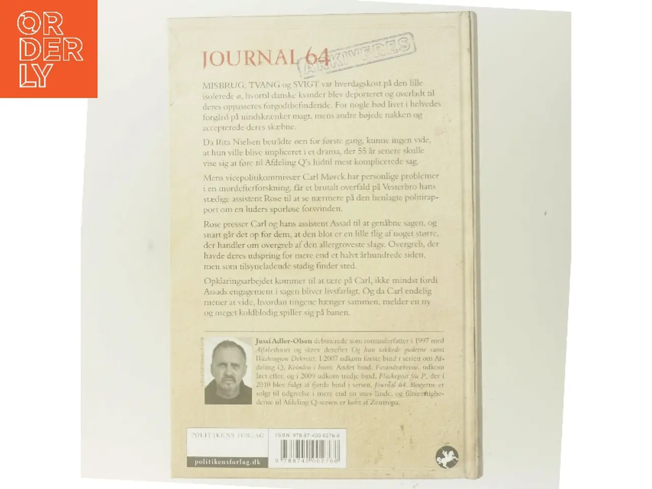 Billede 3 - Journal 64 af Jussi Adler-Olsen (Bog)