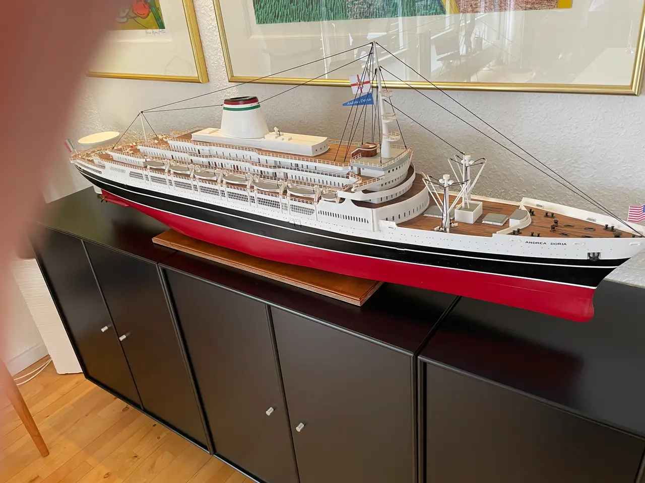 Billede 3 - Flot model af passagerskibet Andrea Doria