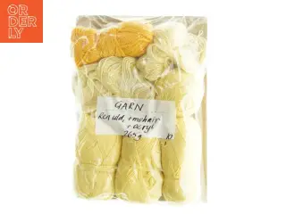 Strikkegarn af ren uld, mohair, acryl (265 gram)