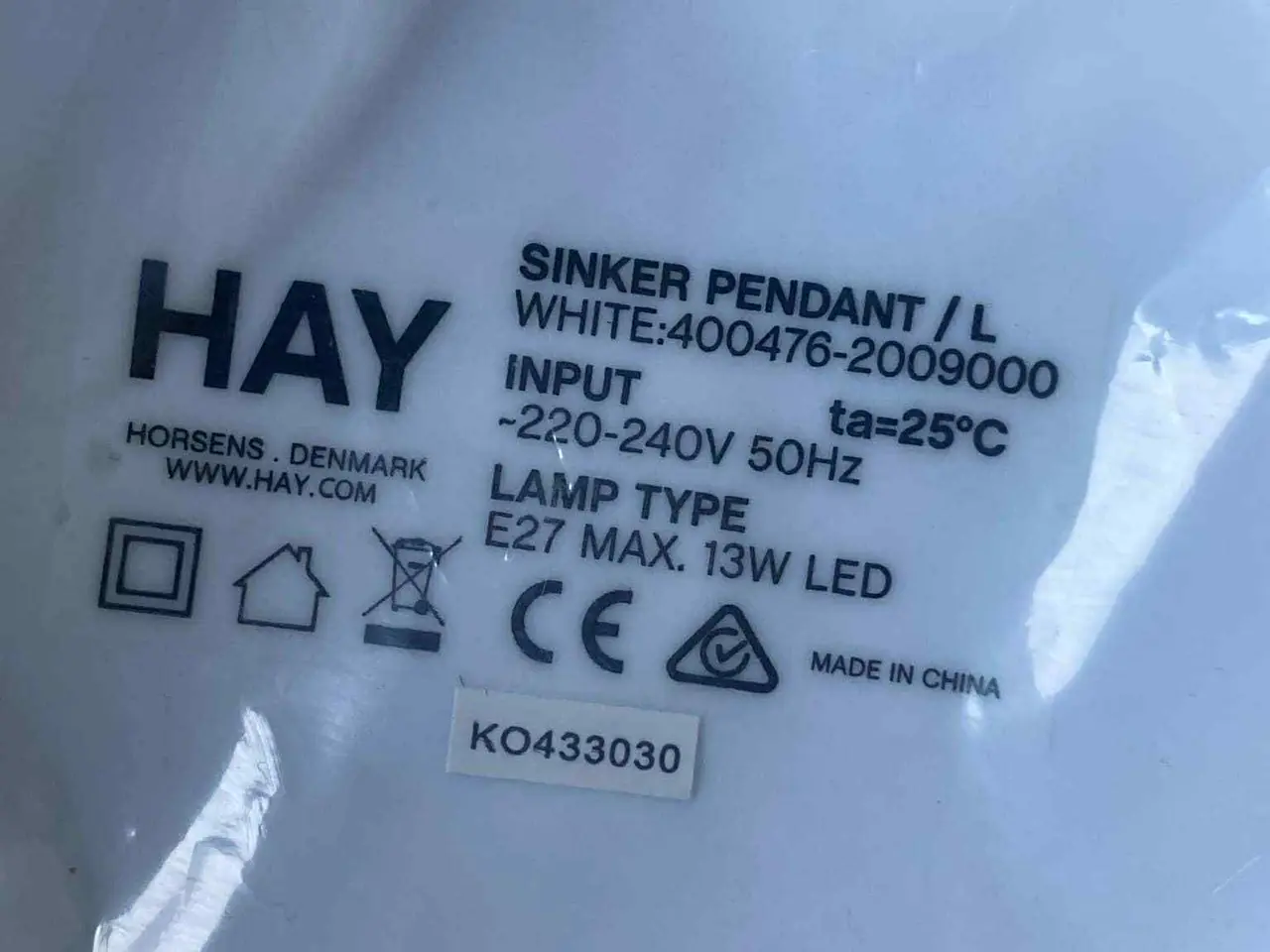 Billede 5 - HAY Sinker L