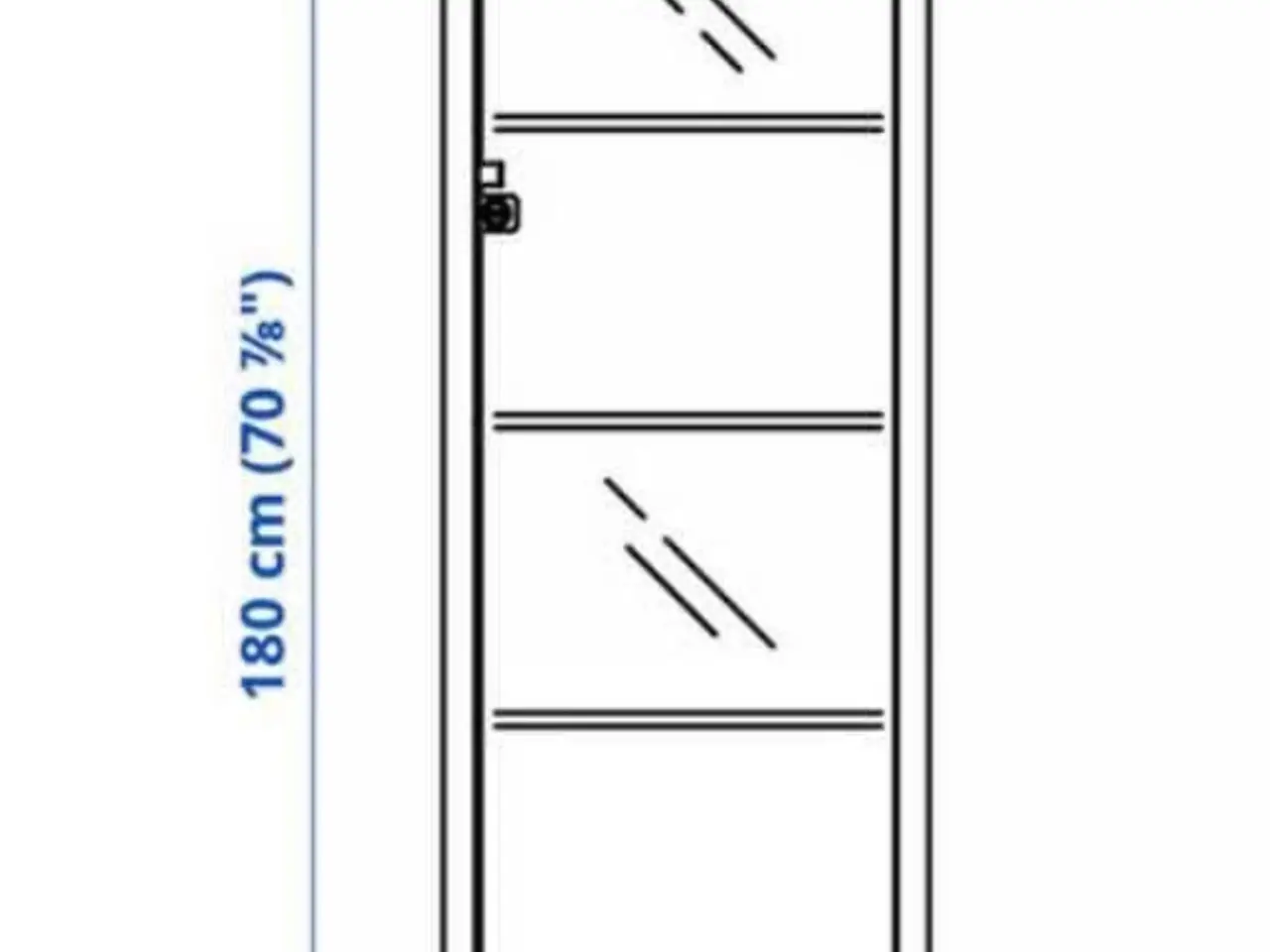 Billede 2 - Smukt glas vitrine