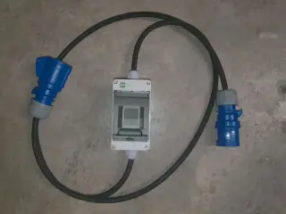 Mobil digital elmåler / Bimåler 16Amp