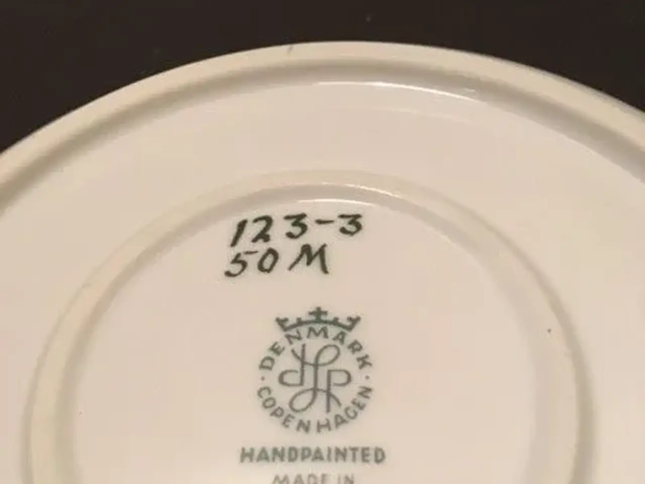 Billede 3 - Fad med blå blomster, Lyngby Porcelæn nr. 123-3