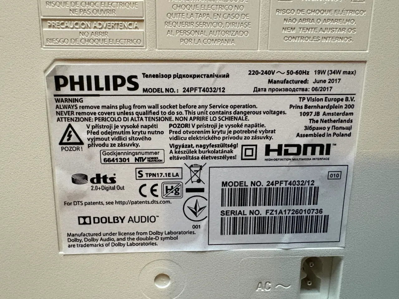 Billede 2 - 22 og 24" Philips LED TV