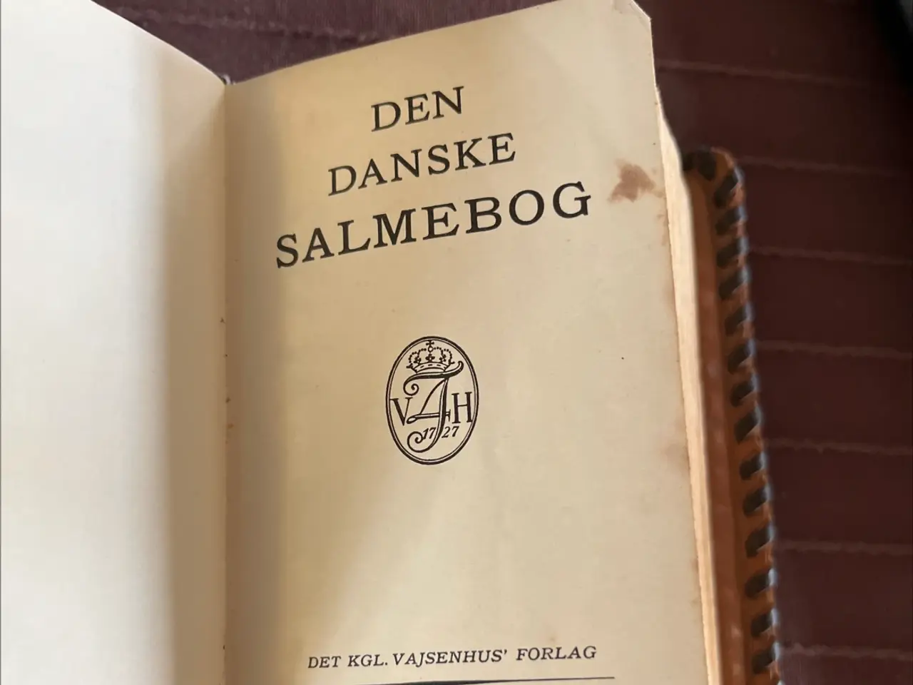 Billede 2 - Den Danske Salmebog (1958) – Flot indbinding med l