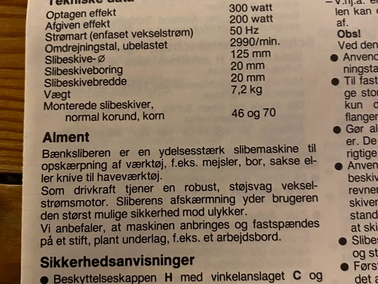 Billede 2 - Bænkesliber