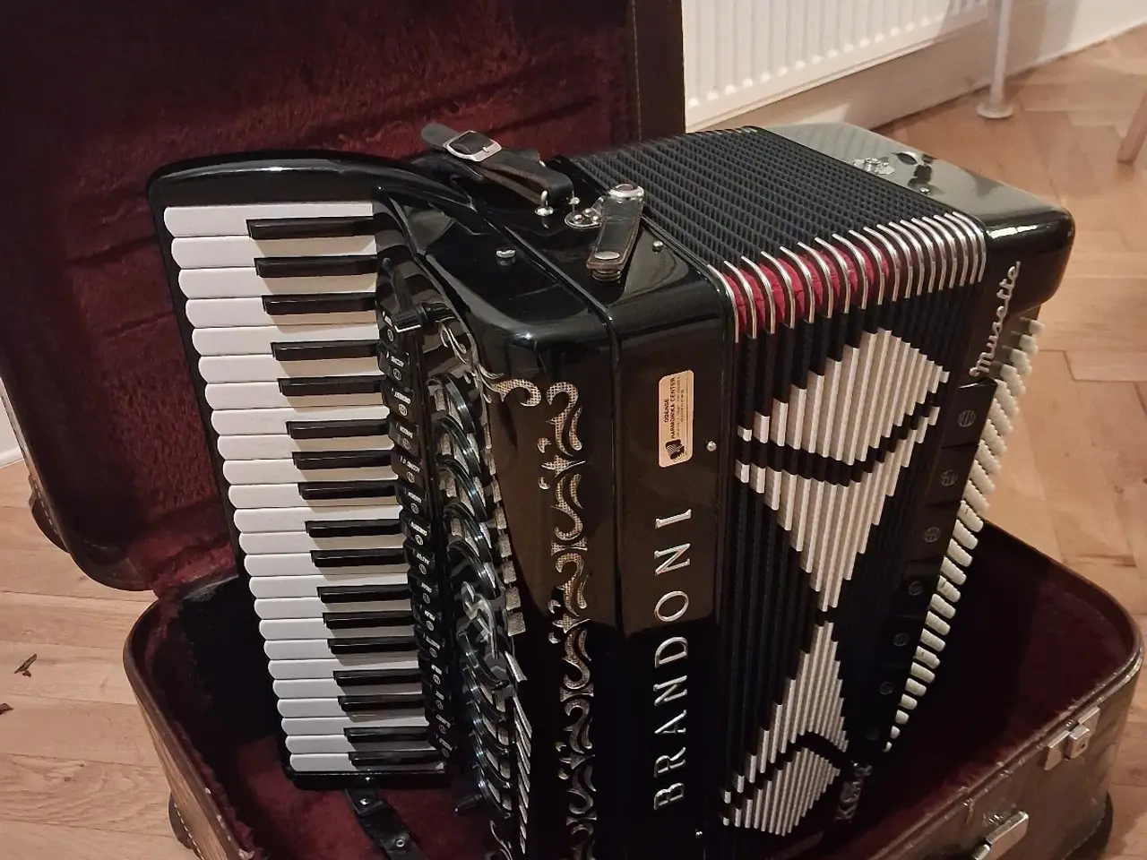 Billede 2 - Brandoni harmonika med indbygget MIDI + mikrofoner